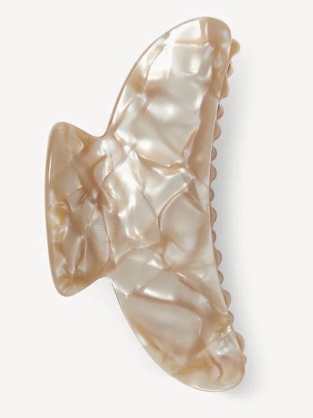 Machete Grande Heirloom Claw Clip - Sand Shell